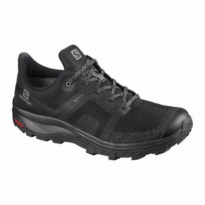 Salomon OUTLINE PRISM GORE-TEX - Naisten Vaelluskengät - Mustat